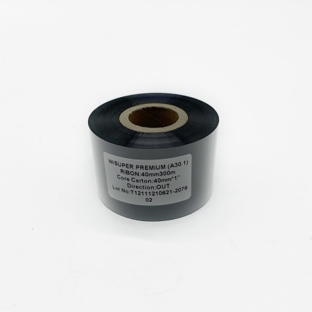 MP_2_Риббон A30.1 Wax Super Premium  40мм х 300м, OUT, 1