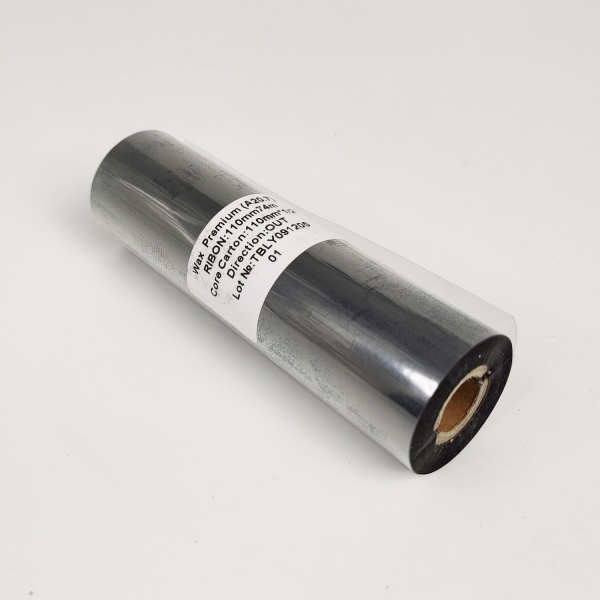 MP_4_Черный риббон A20.7 Wax Premium 110мм х 74м, OUT, 0.5''