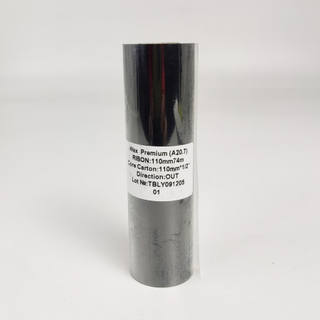 MP_2_Черный риббон A20.7 Wax Premium 110мм х 74м, OUT, 0.5''