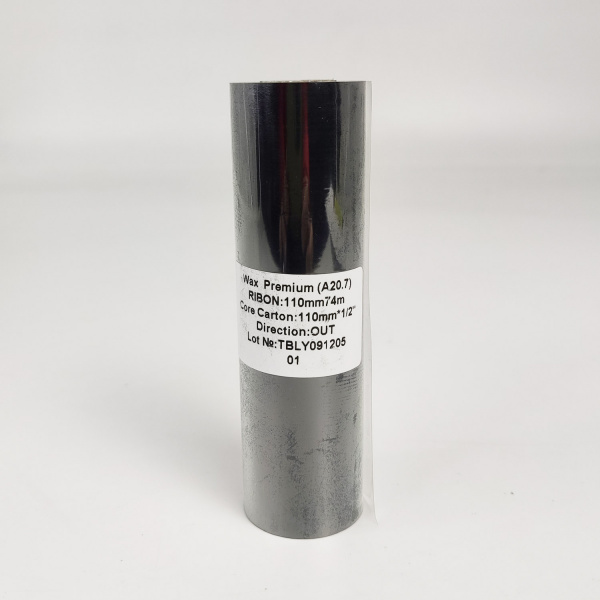 MP_2_Черный риббон A20.7 Wax Premium 110мм х 74м, OUT, 0.5''