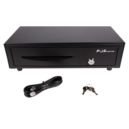 MP_4_Денежный ящик POScenter 16E 410x420x100 распайка для  ШТРИХ-М, черный