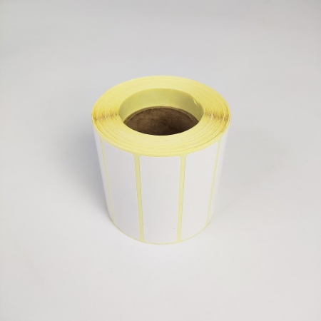 MP_4_Термотрансферные этикетки 70х20 мм ПГ (полуглянцевые), съемный клей. 1000 этикеток в рулоне, втулка 40мм