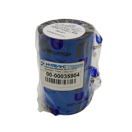 MP_3_Черная термотрансферная лента US150 Wax/Resin 110мм х 300м OUT 1''