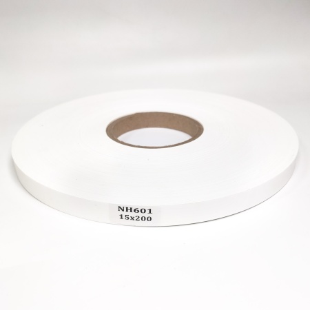 MP_3_Нейлоновая лента NH601 термоклеевая белая для одежды, 15мм х 200м