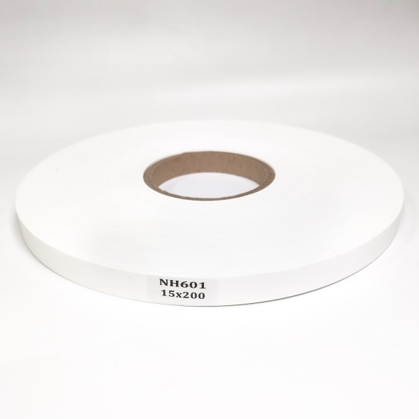 MP_3_Нейлоновая лента NH601 термоклеевая белая для одежды, 15мм х 200м
