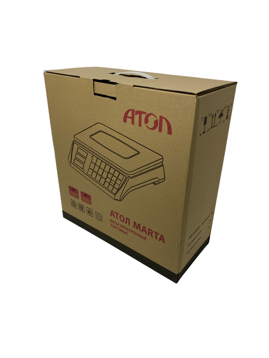 MP_6_Весы торговые АТОЛ MARTA (без стойки, СОМ порт, кабель USB-RS, кабель RS-232, лицензия FDU)