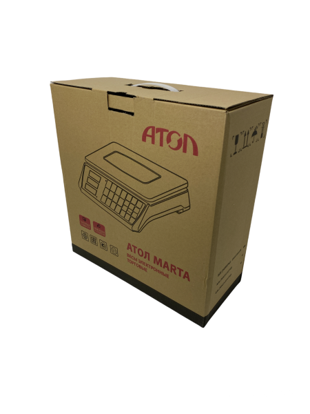 MP_6_Весы торговые АТОЛ MARTA (без стойки, СОМ порт, кабель USB-RS, кабель RS-232, лицензия FDU)