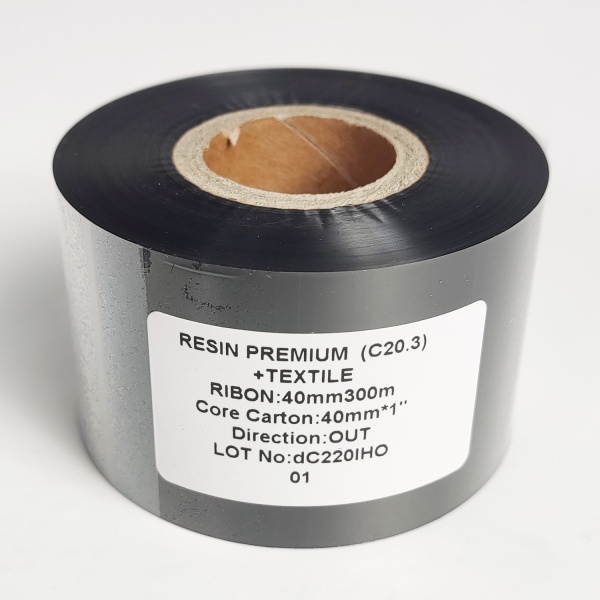 MP_3_Черный риббон C20.3 Resin Premium + Textile 40мм х 300м, 1'', OUT
