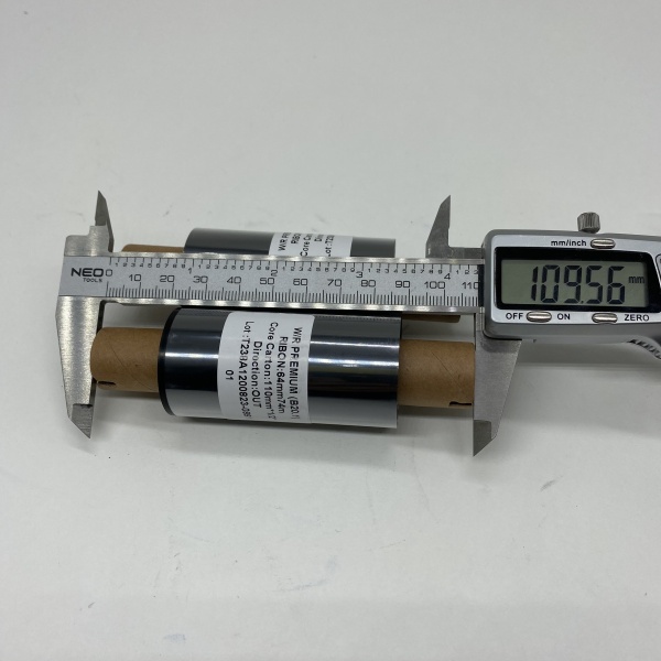 MP_5_Риббон B20.1 Wax/Resin PREMIUM 64мм х 74м, OUT, 0,5