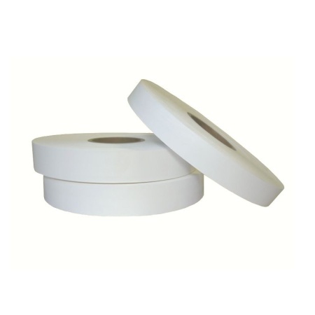 Сатиновая лента двухсторонняя матовая белая PS955