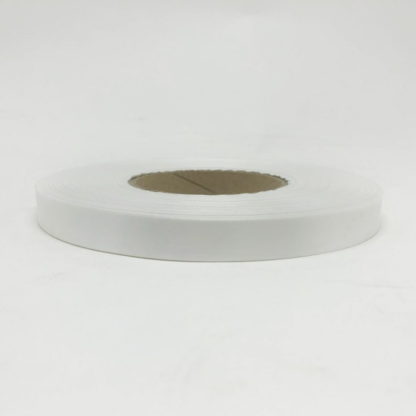 MP_3_PS420 Сатиновая лента элегантная белая, 15мм x 200м