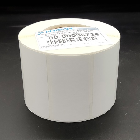 MP_3_Термотрансферные этикетки 58х30 мм ПП матовый (полипропилен). 900 этикеток в ролике, втулка 40 мм.