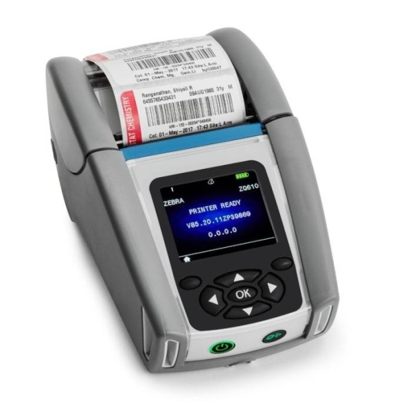 Мобильный термопринтер Zebra ZQ610 Мобильный термопринтер Zebra ZQ610