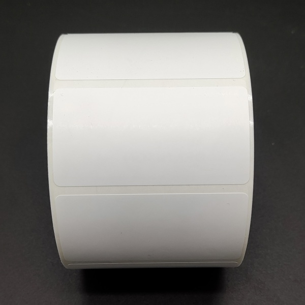 MP_4_Термотрансферные этикетки 58х30 мм ПП матовый (полипропилен). 900 этикеток в ролике, втулка 40 мм.