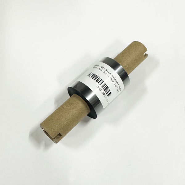 MP_3_Риббон C20.1 Resin Premium + Textile 40мм х 74м, ширина втулки 110 мм, намотка OUT, диаметр втулки 0,5''