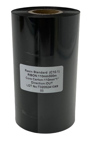 MP_3_Риббон C10.1 Resin Standard 110мм x 300м, OUT, 1
