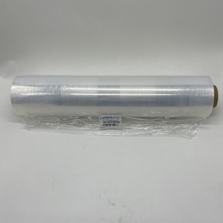 MP_4_Упаковочная стрейч пленка прозрачная, 500 мм, 17 мкм, 3.23 кг, ~384 м, первичное сырье