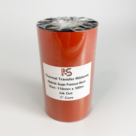 Риббон PS Super Resin Premium 110мм х 300м, OUT, 1"